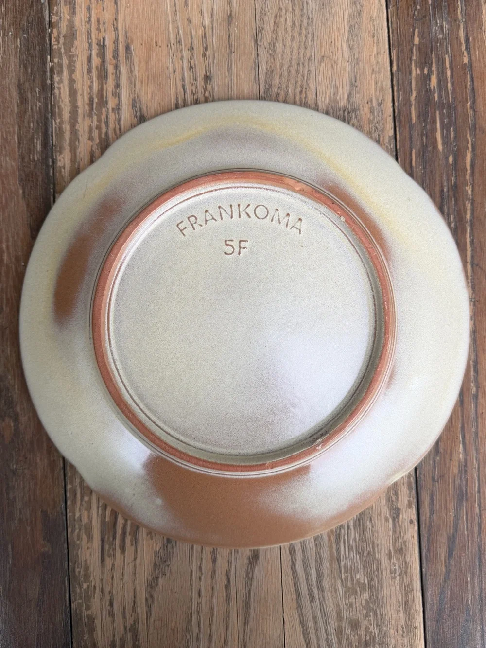 Frankoma 5F Plainsman Desert Gold Dinner Plate